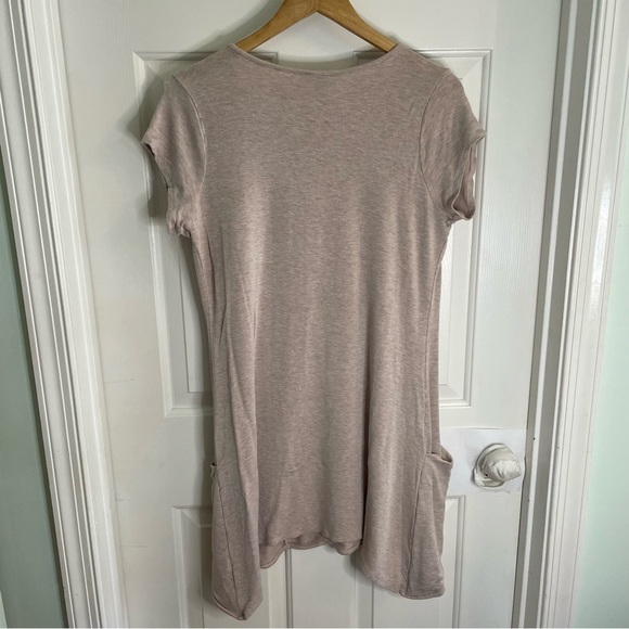 Robert Louis tunic top ladies structured neutral beige dress  Size 1X plus - Picture 6 of 7